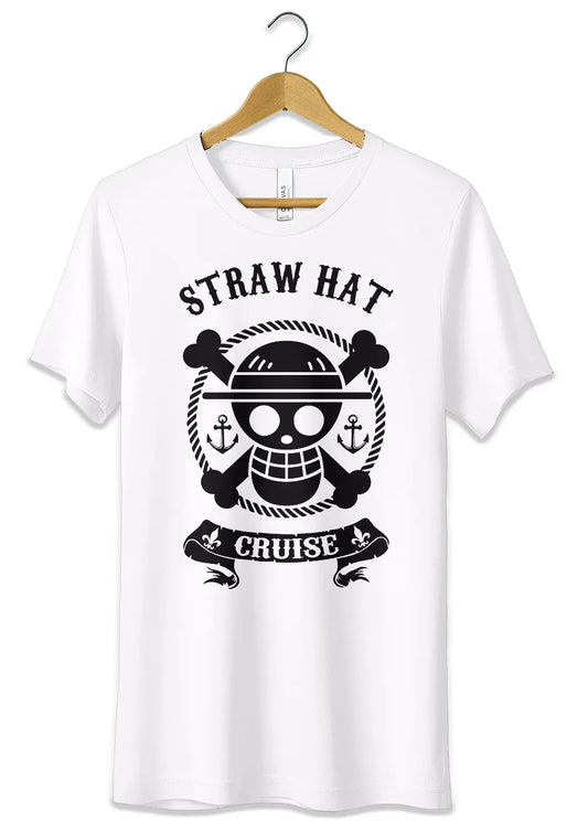 T-Shirt Maglietta Jolly Roger One Piece Bandiera Pirata-0