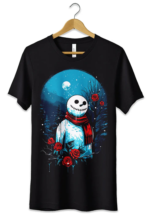T-Shirt Maglietta Natale Pupazzo di Neve Urban-0